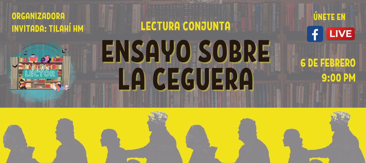ClanLector's tweet photo. Hola, clan 💛

Les traemos más información de la lectura de febrero, organizada por @tilahi_hm 📖

📝 Para el live del martes 6 de febrero tendremos que tener leído un 26% del libro.

📝 Para el miércoles 13 de febrero tendremos que haber leído un 48 % del libro. https://t.co/pV2Eq1b0nu