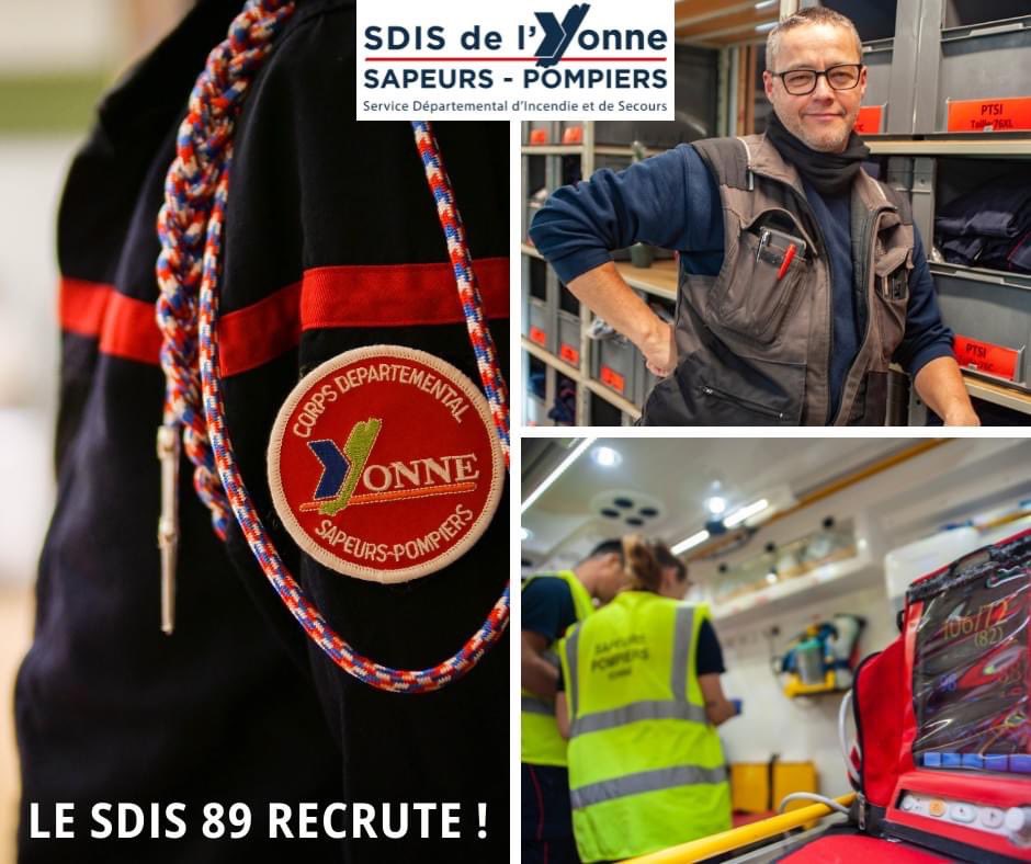 Le <a href="/SDIS_89/">SDIS YONNE</a> recrute !

👩🏻‍🚒Adjoint au chef de centre et chef de compagnie d’Auxerre 
emploi-territorial.fr/offre/o0892401…

👩🏻‍💼👨🏻‍💼Chef(fe) du service des affaires générales
emploi-territorial.fr/offre/o0892401…

👩🏼‍💻👨🏻‍💻Responsable service paye
emploi-territorial.fr/offre/o0892401…

🗺️ Géomaticien
emploi-territorial.fr/offre/o0892401…