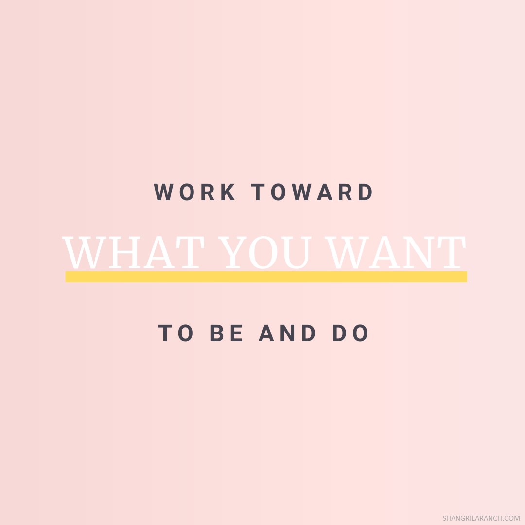 Every action should be a stepping stone toward your ideal self and your dream job! 🌄👣 #WorkHardDreamBig #StriveForSuccess 🕴️ shangrilaranch.com