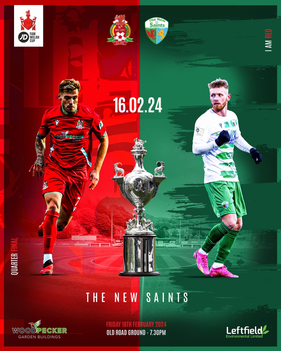 𝗧𝗛𝗘 𝗡𝗘𝗪 𝗦𝗔𝗜𝗡𝗧𝗦 On Fri 16th Feb @CymruLeagues leaders @tnsfc visit the Old Road in the #JDWelshCup Quarter Final. 𝗠𝗔𝗧𝗖𝗛𝗗𝗔𝗬 𝗧𝗜𝗖𝗞𝗘𝗧𝗦 𝗡𝗢𝗪 𝗢𝗡 𝗦𝗔𝗟𝗘! ticketsource.co.uk/briton-ferry-l… Includes fast track entry. #RedsUnite #IAmRed