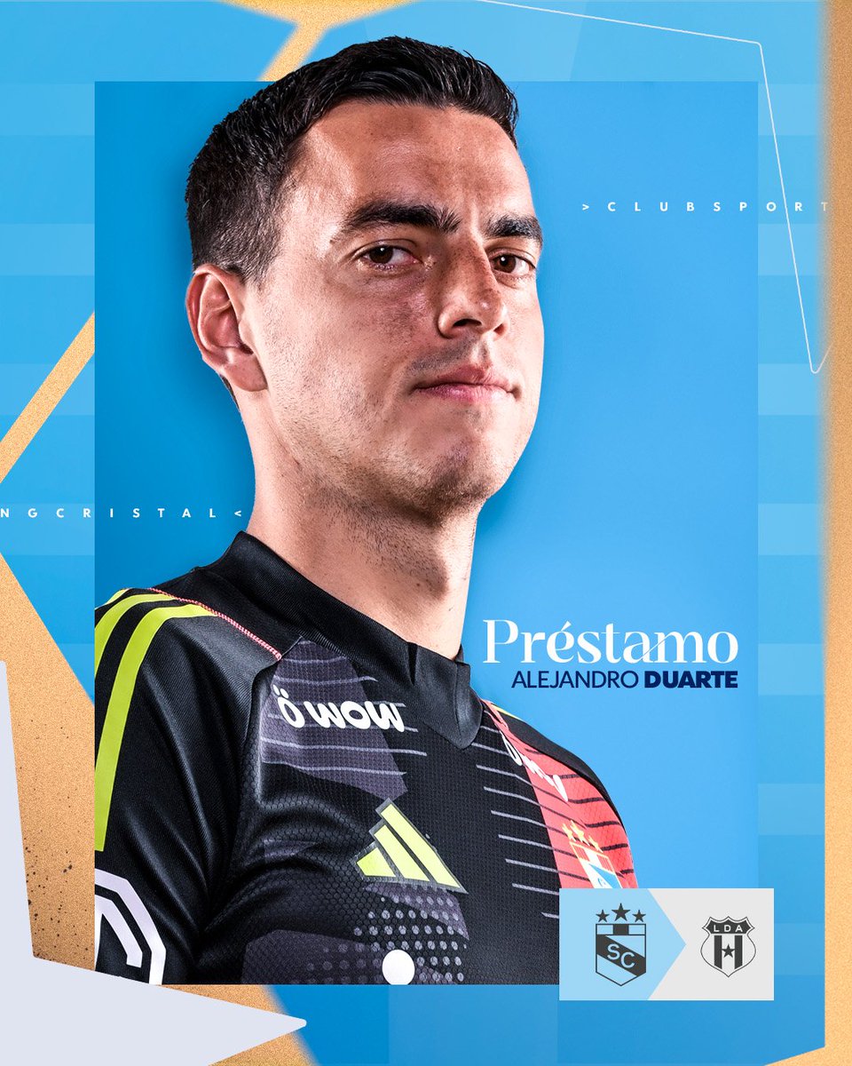 ClubSCristal's tweet photo. ➡Préstamo Temporada 2️⃣0️⃣2️⃣4️⃣
🔜 Liga Deportiva Alajuelense
¡Éxitos, Alejo!
#FuerzaCristal https://t.co/eTUsQa6Epc
