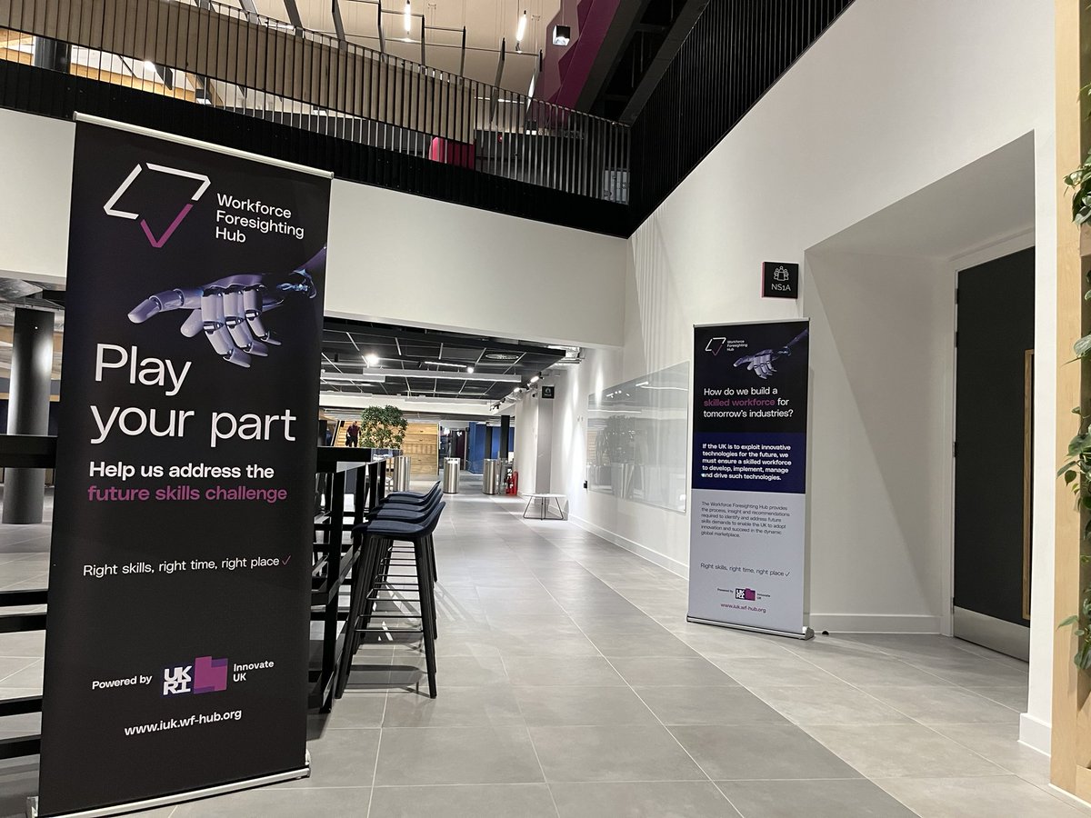 mdury_skills's tweet photo. Delighted to be talking #futureskills with the IUK Workforce Foresighting team at the amazing @NMIS_group https://t.co/Qb9890wKI1