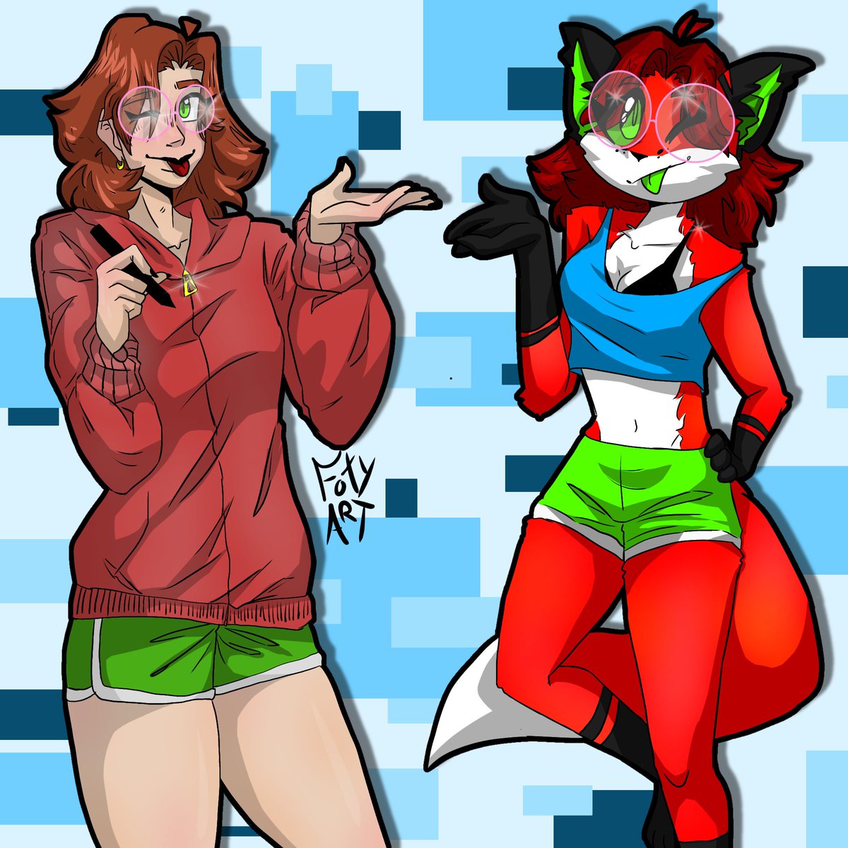 FastDaFox1's tweet photo. RAHHHHHHHHH COMMISSIONS ARE FUCKIN BACK BABY!!! I remade my prices and page because goddamn was it so convoluted before, it’s now simpler, quicker, and to the point! References in the comments!! 💖💖 
DM for inquiries:P https://t.co/j4hvcwZhxT