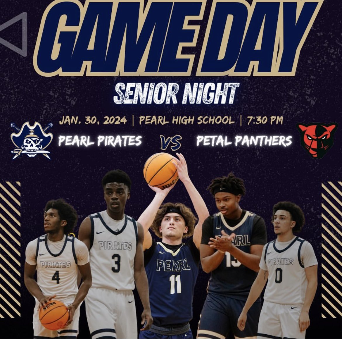 Senior Night tonight vs Petal! #ProtectTheShip