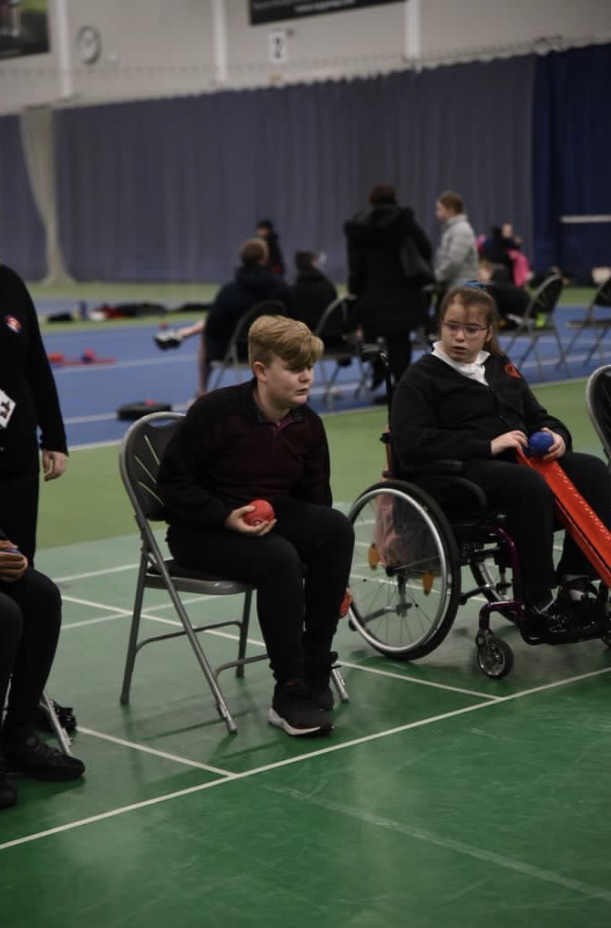 Amazing effort today from @the_barlow_rc pupils, who took part in the #Panathalon #BocciaChallenge 🔴 Taking 2nd place in their division, we could not be prouder 🤍 Thank you #TeamHive ❤️ #TheHive #Boccia #Achieve #Succeed #TeamBarlow #TheBarlowRC @bolton_sport @Panathlon