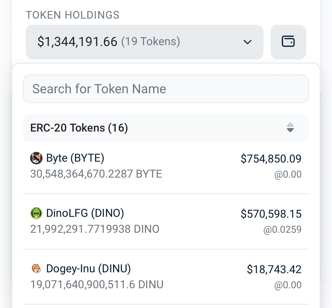 WhaleFUD's tweet image. What tokens should I add to my memecoin $dino.eth wallet? (ENS address)