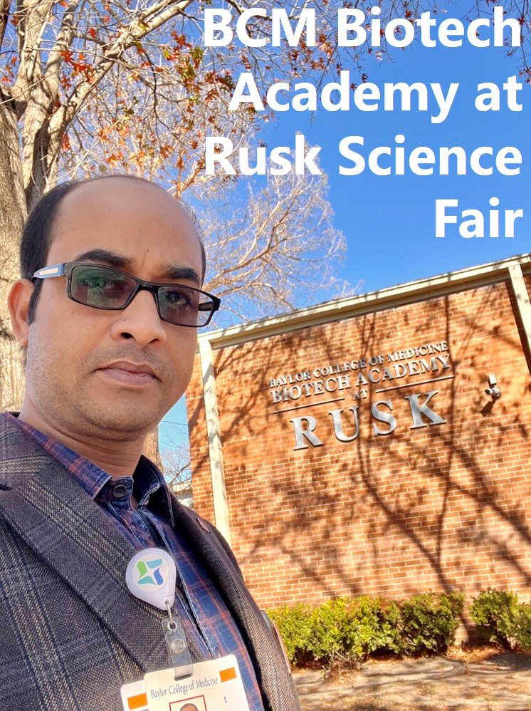 It was an amazing day to be a @ScienceFair #judge last week at @BCMbiotechRusk. I was very impressed by everyone's projects! These students are much more advanced than I was at their age. @BCM_Surgery @bcmhouston @BCMHouston_News