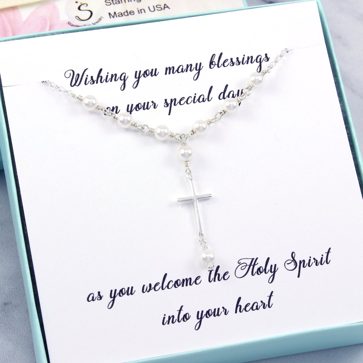 A lovely gift idea for a Confirmation/First Communion🎁creatoriq.cc/481S2w9 #etsy #etsyfinds #etsyseller #etsy #etsyfinds #etsygifts #handmadejewelry #crossnecklace #firstcommunion #confirmation #confirmationgift #christiangifts #crossjewelry #giftideas