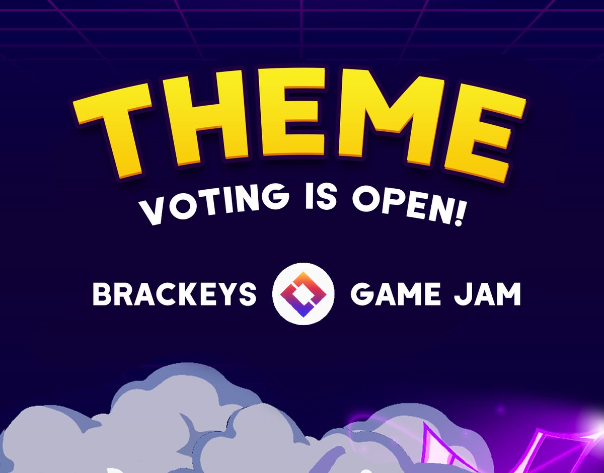 Almost time for #BrackeysGameJam 2024.1! 🔥 JOIN NOW to vote on a theme: itch.io/jam/brackeys-11