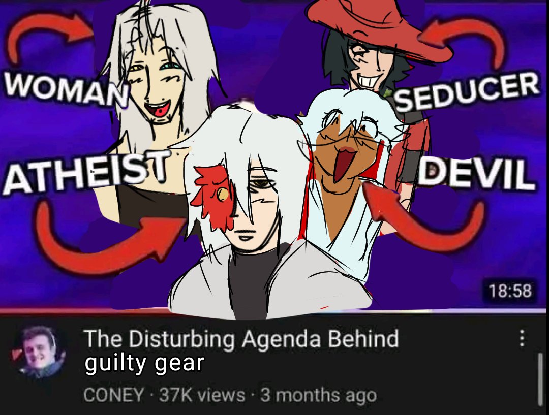 The disturbing agenda behind guilty gear... 
#guiltygear #asukarkreutz
#jackovalentine #ravenguiltygear #INo
#jimmyneutron #i_no #jack_o #guiltygearfanart #guiltygearart