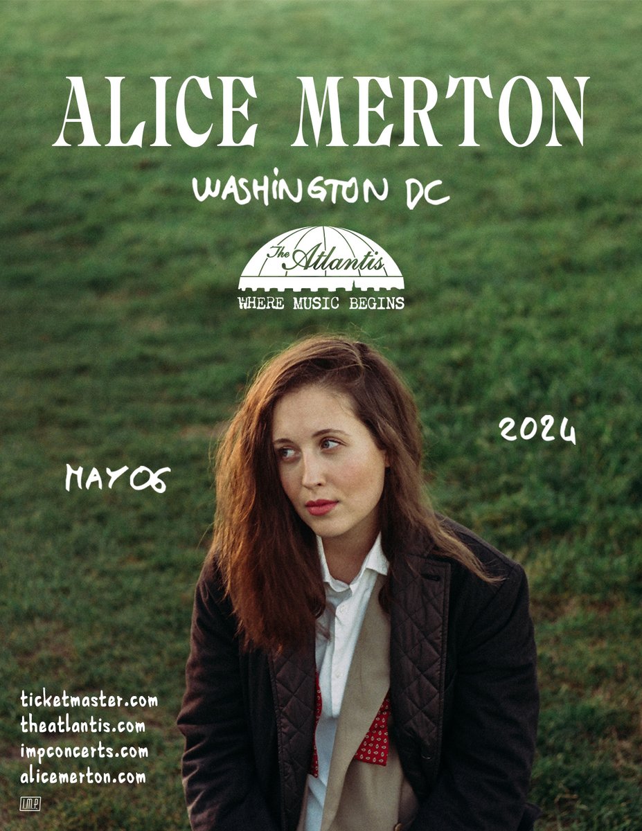 ‼️LOW TICKET WARNING‼️ 5/6, @alicemerton
🎟️: theatlantis.com