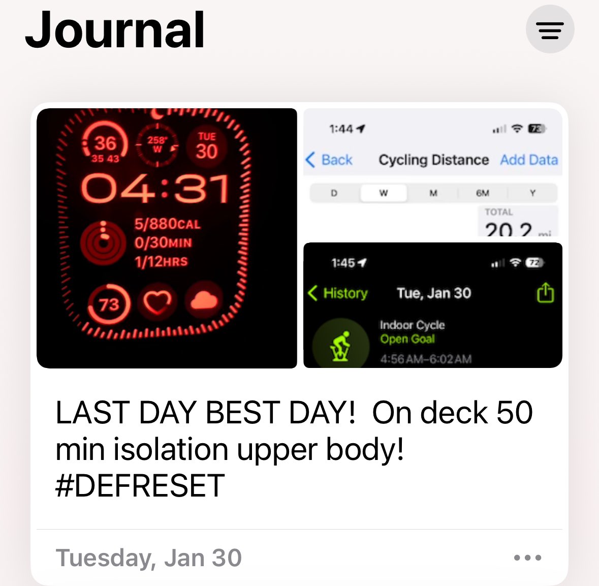 TheChrisPTighe's tweet image. LAST DAY #DEFRESET brought to you by youtu.be/0kT5w27YxyI?si…

All my DEFRESET Frens…..you did it too!  Time to reflect now on what you learned about yourself!

@jockowillink @jockofuel @EchelonFront