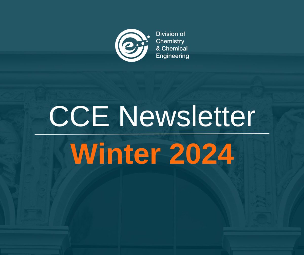 With the winter term well underway and gathering momentum, we wanted to share some exciting updates from our division. Check out our latest newsletter to read about new research, student news, DEI in CCE and more! ⬇ pubs.cce.caltech.edu/newsletter-win…