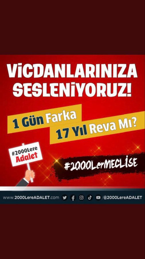 Sayın Bakan, “25 yıllık ev hanımlarına emeklilik hakkı!” Ben hem ev hanımı olup, hem çalıştım, 24 yıl, Ama 13 yıl sonra emekli olucam! Biz size ne yaptık, hem evli olup hem çalışmak mı suçumuz? Yaşıtlarımız 38-43’te emekli oldu! @isikhanvedat #2000LerinSabrıTaştı