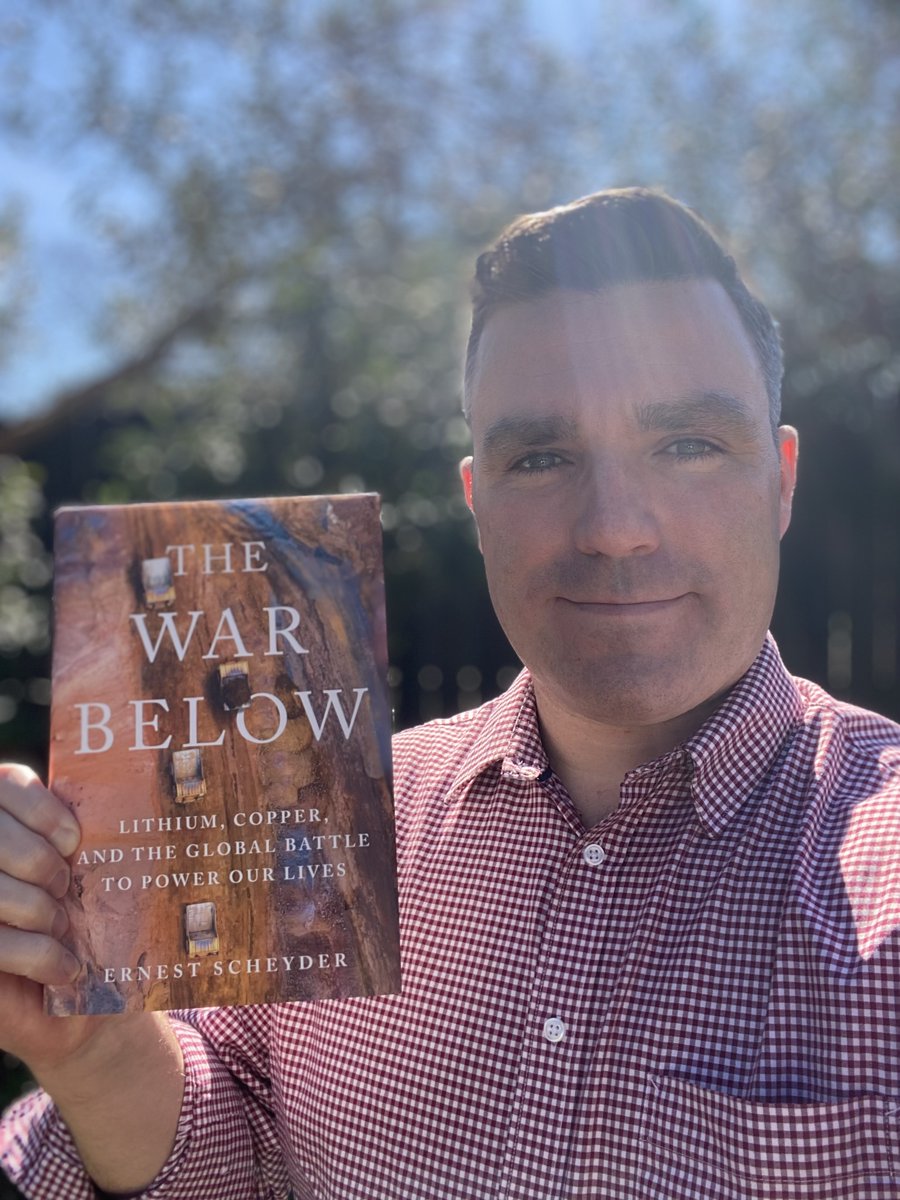 ErnestScheyder's tweet image. THE WAR BELOW launches today! It’s the untold story of the people and places at the center of the global energy transition, and I’m so excited to share it with you at this crucial time. This is a story for everyone.