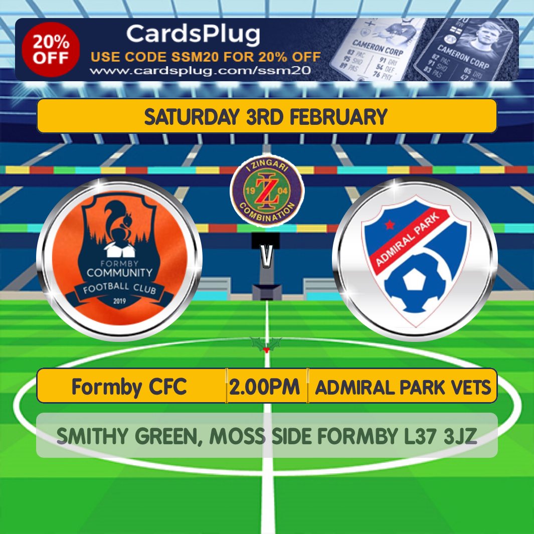 Bleak House Veterans Fc (@bleakhousevets) on Twitter photo This Saturday we travel to <a href="/FormbyCFCVets/">Formby CFC Vets</a> in the <a href="/zingarivets/">I Zingari Veterans League</a> ⚽️⚽️ <a href="/TargetFootballC/">Target Football CIC</a> This Saturday we travel to <a href="/FormbyCFCVets/">Formby CFC Vets</a> in the <a href="/zingarivets/">I Zingari Veterans League</a> ⚽️⚽️ <a href="/TargetFootballC/">Target Football CIC</a>
