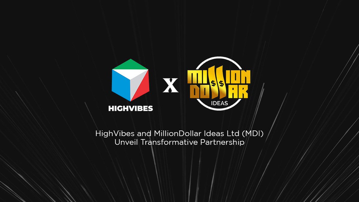 PRESS RELEASE

HIGHVIBES and Million Dollar Ideas Ltd (MDI) Unveil Transformative Partnership

In a landmark collaboration, Highvibes and Million Dollar Ideas Ltd (MDI) have formed a strategic partnership poised to redefine the music industry.

Read full story on our blog ✅