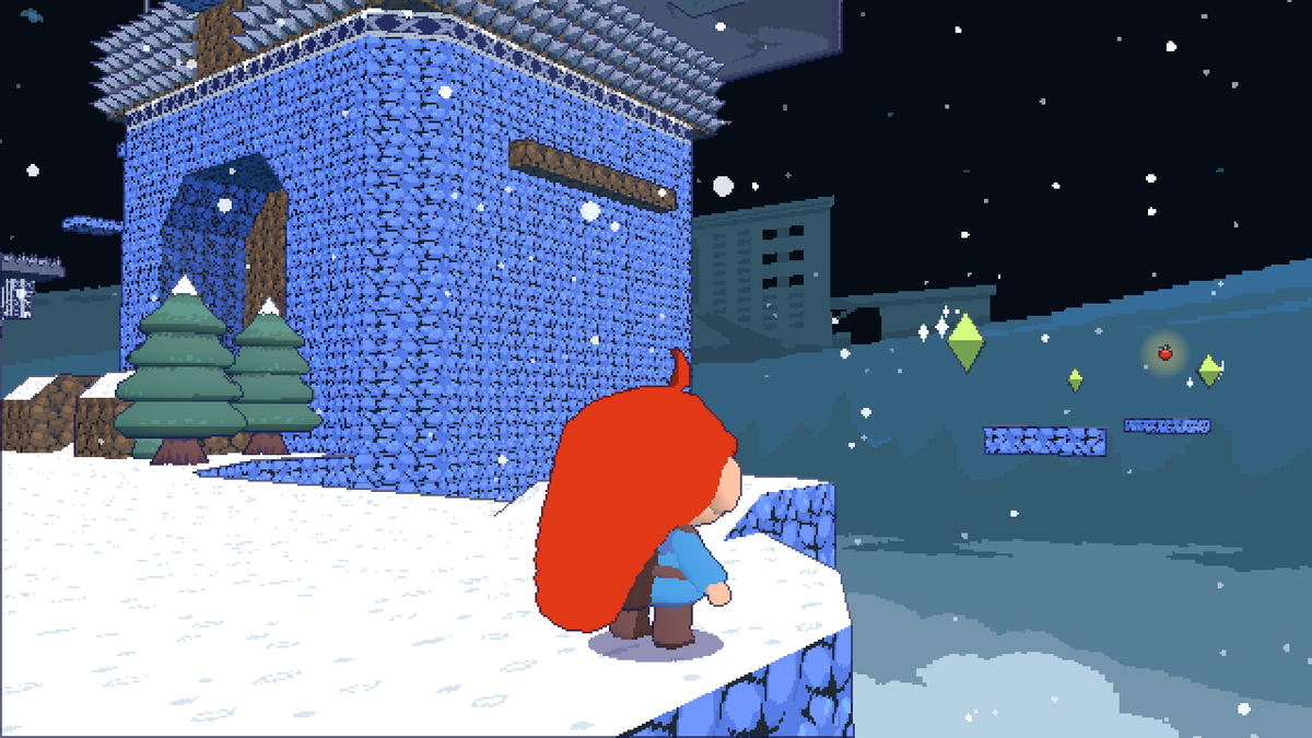 molantpk_'s tweet photo. Os criadores de Celeste fizeram uma versão tridimencional do jogo, no estilo Nintendo 64, pra comemorar os 6 anos de lançamento do game

Isso é tão aleatório que parece até fan made, mas é oficial e levaram só uma semana pra terminar isso

O mais legal: o jogo é gratis! https://t.co/AvRTIcSp0R