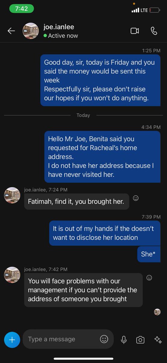 Tobielobba's tweet photo. Everyone,@joeonyero is not backing down on the threats, he's also threatening my friend and colleague.
This man is a criminal @GOVUK help. 
I have receipts here.

 Scam organization @BebuzeeItalia @BebuzeeAuto @bebuzeeofficial https://t.co/QJlHhHgScx