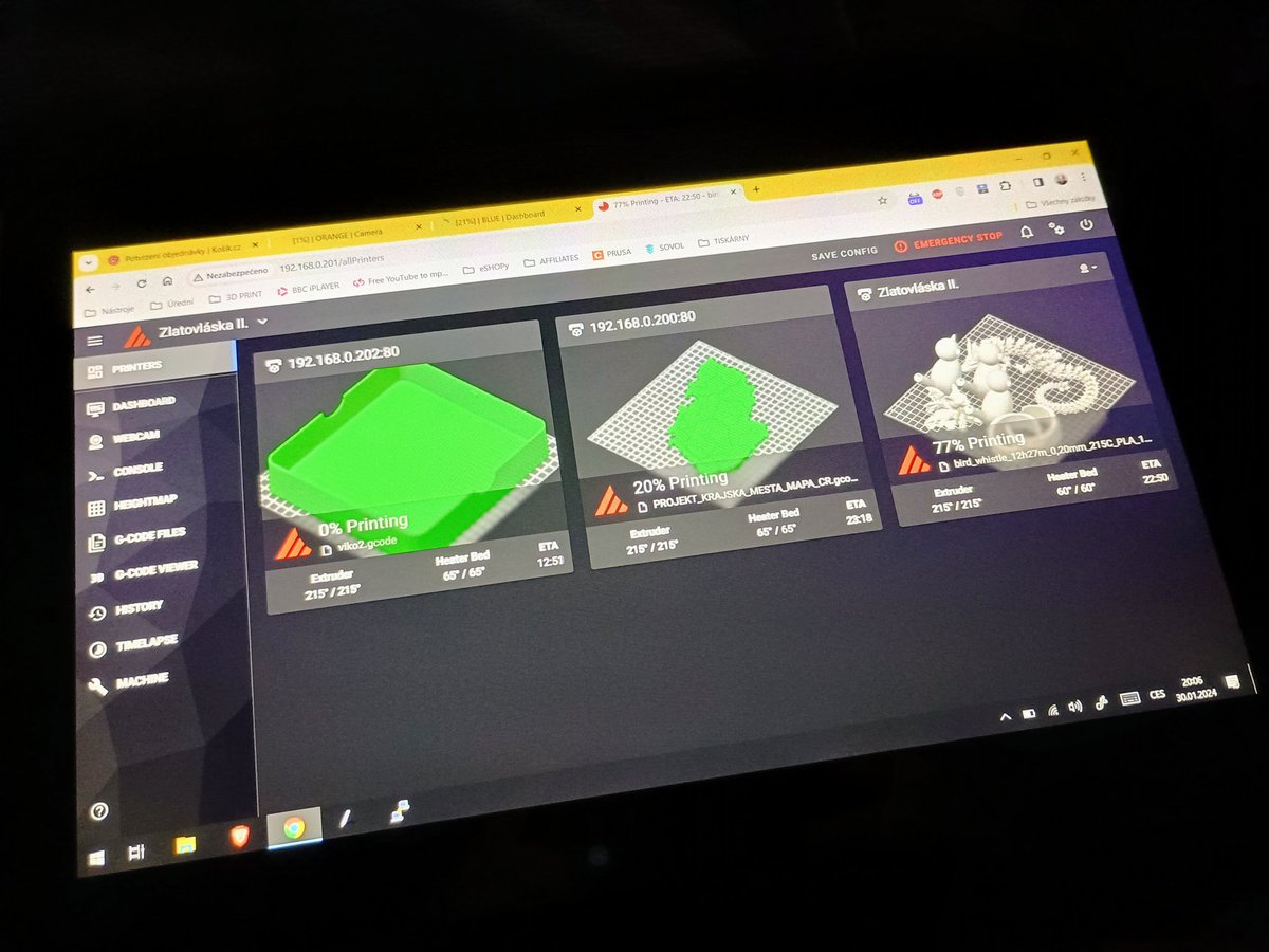 Medvjed's tweet image. Miluju #Klipper3D