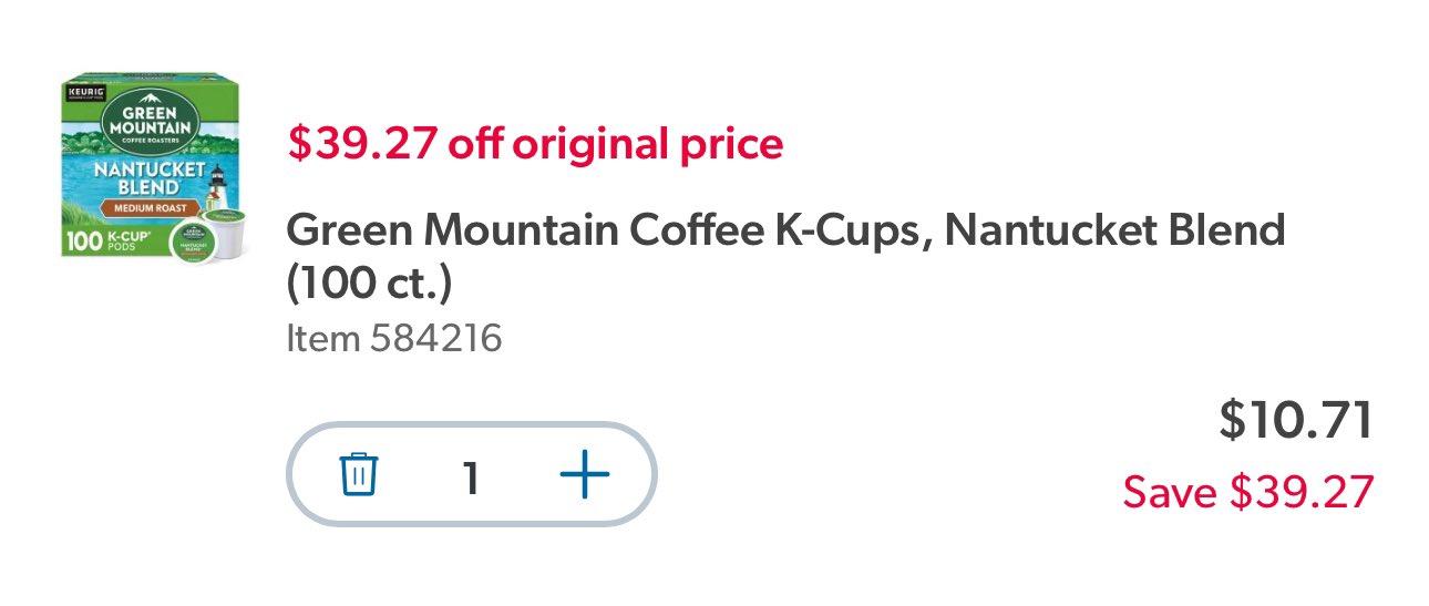 Nantucket blend cheap k cups