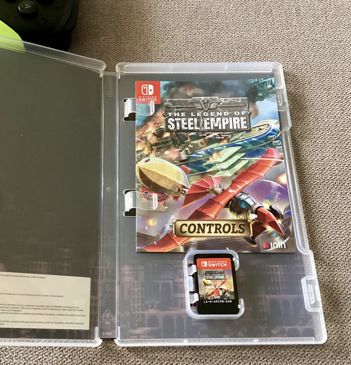 sonicpulsar's tweet photo. Here’s my Steel Empire physical copy! #Thelegendofsteelempire #Steelempire #Shmup #Bullethell https://t.co/Kj5xph7xA1