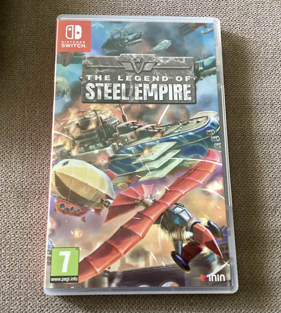 sonicpulsar's tweet photo. Here’s my Steel Empire physical copy! #Thelegendofsteelempire #Steelempire #Shmup #Bullethell https://t.co/Kj5xph7xA1