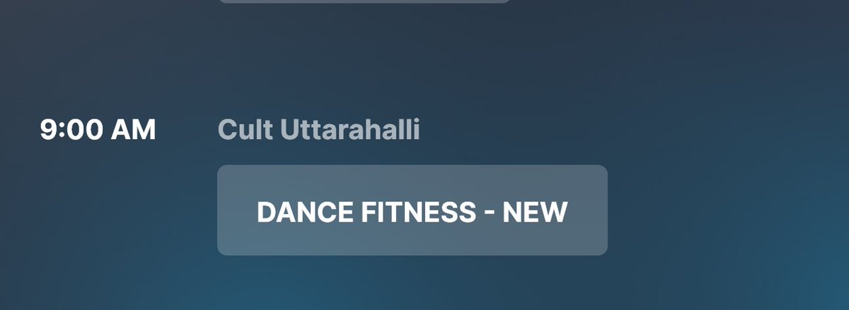 PreethamGKamat2's tweet photo. @cultfitOfficial i understand the concept of not allowing a member to attend classes for 2 days plus reduced 1 day membership for every 3 no shows in a month, but what abt the below? The slot is open and i am not allowed to book? Now will you increase membership by 3 days? https://t.co/NSv5jUNsct