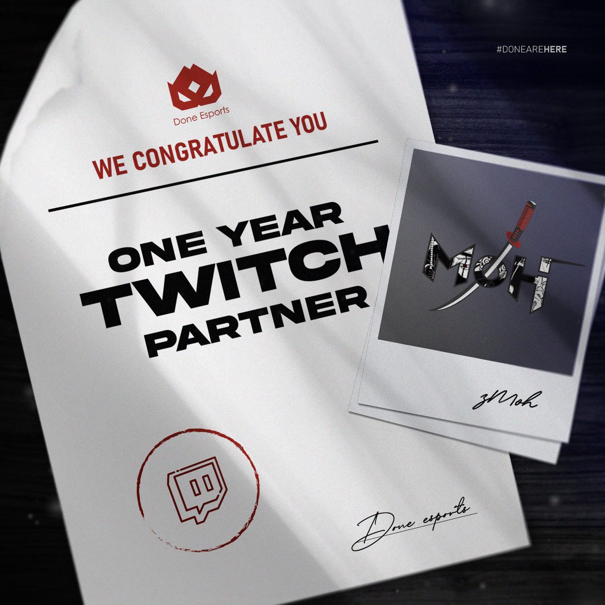 السنوية الاولى كـ بارتنر في منصة تويتش كانت سنوية مميزه مليئة بالنجاحات والارقام المميزة ، مع تمنياتنا لك المزيد من التوفيق والنجاح في قادم الايام 🤩♥️

@_zMoh_