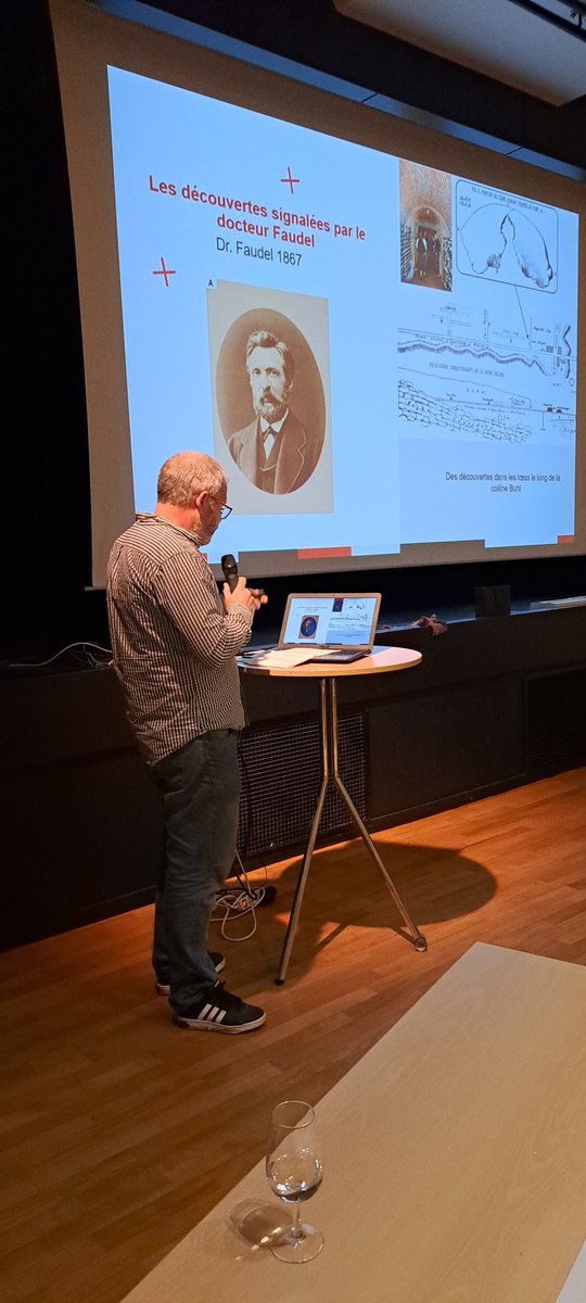 Présentation à Eguisheim des découvertes faites à l'occasion d'une fouille préventive menée par l'Inrap en 2020 et dirigée par Aurélie Carbillet. L'occasion de revenir sur les découvertes faites au XIXe siècle.