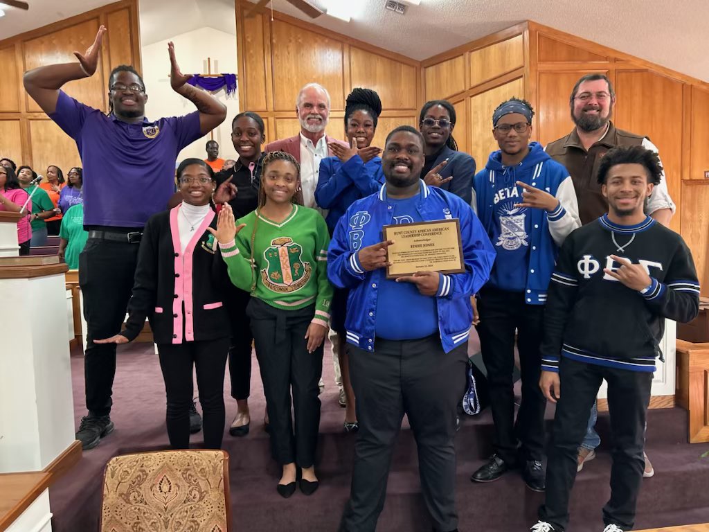 We would like Congratulate our President alongside the Executive Board, for being recognized by the Hunt County African American Leadership Conference this past Sunday. At the MLK Award Ceremony for their Service to the Commerce Community‼️