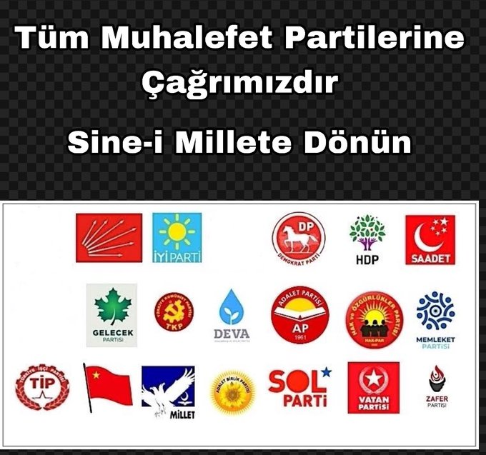 TC_MKemal's tweet photo. Tüm muhalefet partilerine çağrımızdır:  

👉Hepiniz toptan istifa edin ve Sine-i Millete dönün!

#darbeoldu https://t.co/MYh9jivbnc