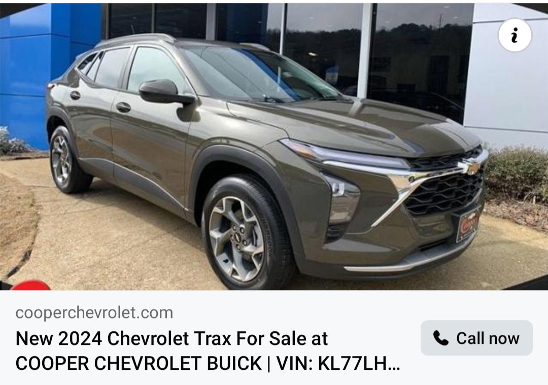 🚨 SPECIAL BUY of over 10 Newly Redesigned 2024 Chevy Trax SUVs! tinyurl.com/Trax130 This one's priced under $25K! (256) 236-4481. Hurry, these will sell fast. #anniston #alabama #oxfordalabama #gadsden #trax #pellcity #2024trax #birmingham