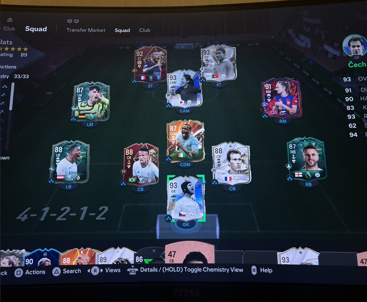 ColonelMessi's tweet photo. @HecticTKS Selling mine, 14M+ team. Done with the game after TOTY Messi fail by EA.. HMU if interested for cheap $$ https://t.co/9EZv7K9MTy