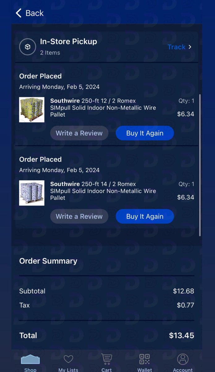akchefs's tweet photo. Might f around and buy a pallet of copper wire and make $10k before noon today https://t.co/3mynsqGgBR