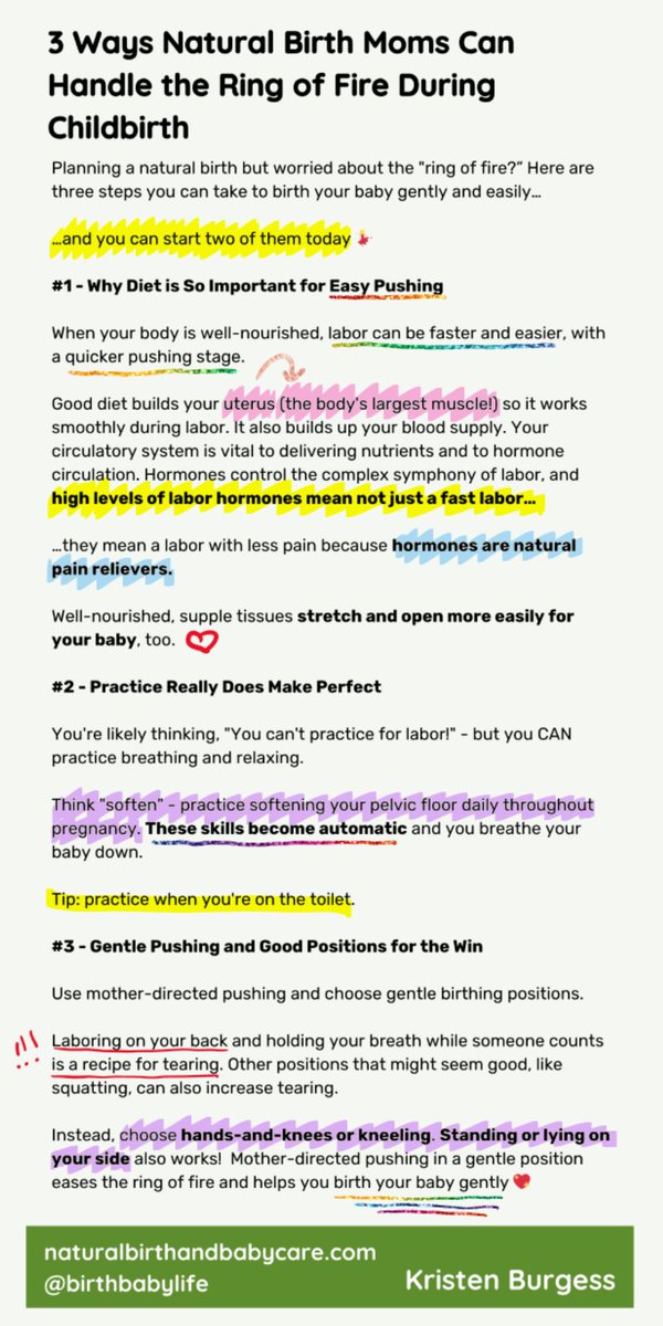birthbabylife's tweet photo. 3 Ways Natural Birth Moms Can Handle the Ring of Fire During Childbirth
#childbirth #naturalbirth #naturalchildbirth #Pregnancy #RingOfFire https://t.co/Jj1Biii4hx