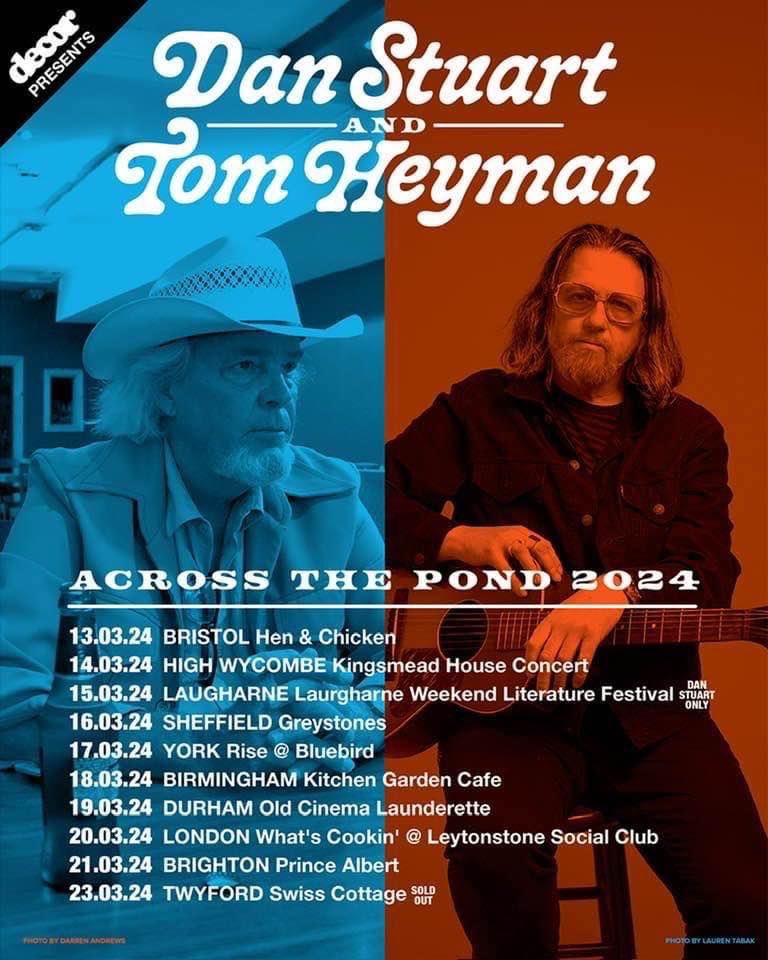 Whoooooaaahhh. Green on Red frontman Dan Stuart with Tom Heyman. Check out tickets here…. wegottickets.com/event/603112 @MrWishyWashy @timdredge1