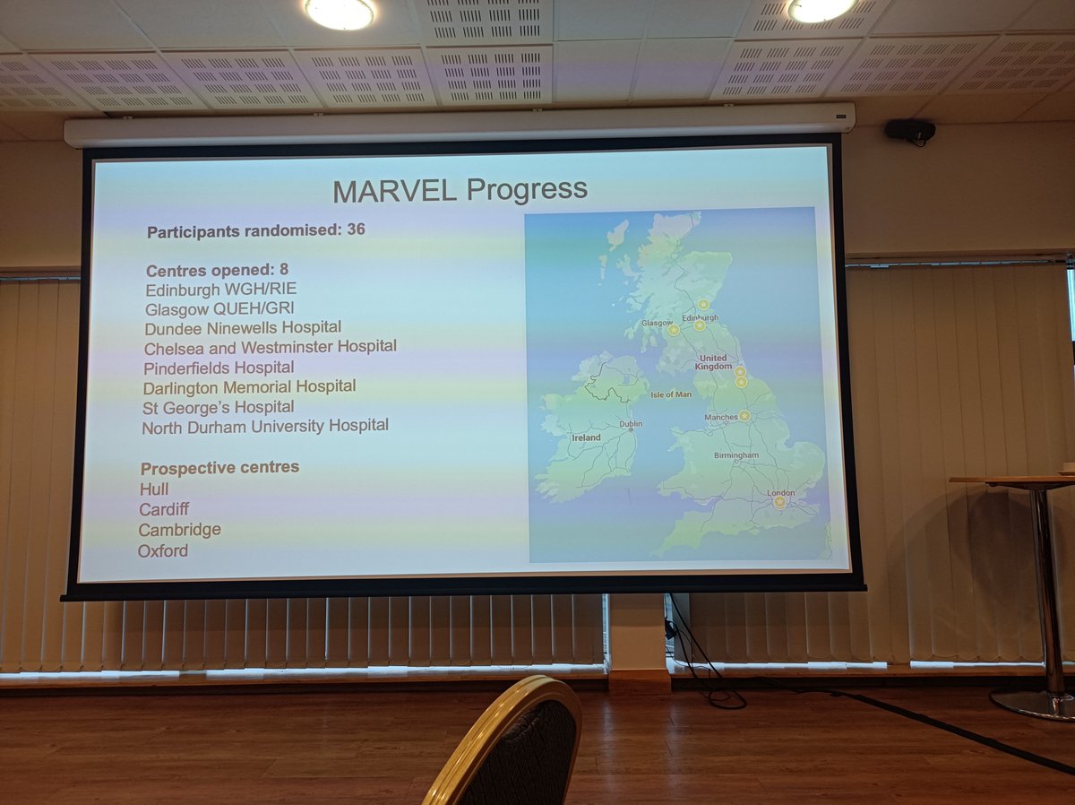 Our brilliant Associate PI <a href="/reb_hal/">Rebecca Hall</a> Rebecca presenting our MARVEL study marvelstudy.uk at the <a href="/ResearchBsg/">BSG Research</a> UK Clinical Trials Meeting in Exeter. We're making progress! #mitochondria #ulcerativecolitis #clinicaltrials <a href="/CrohnsColitisR/">Crohn's & Colitis Research</a> 
Coming to Manchester &amp; Cambridge soon
