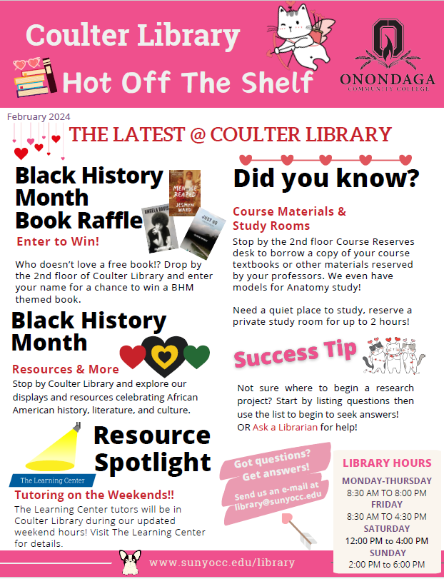 Coulter Library (@coulterlibrary) on Twitter photo 