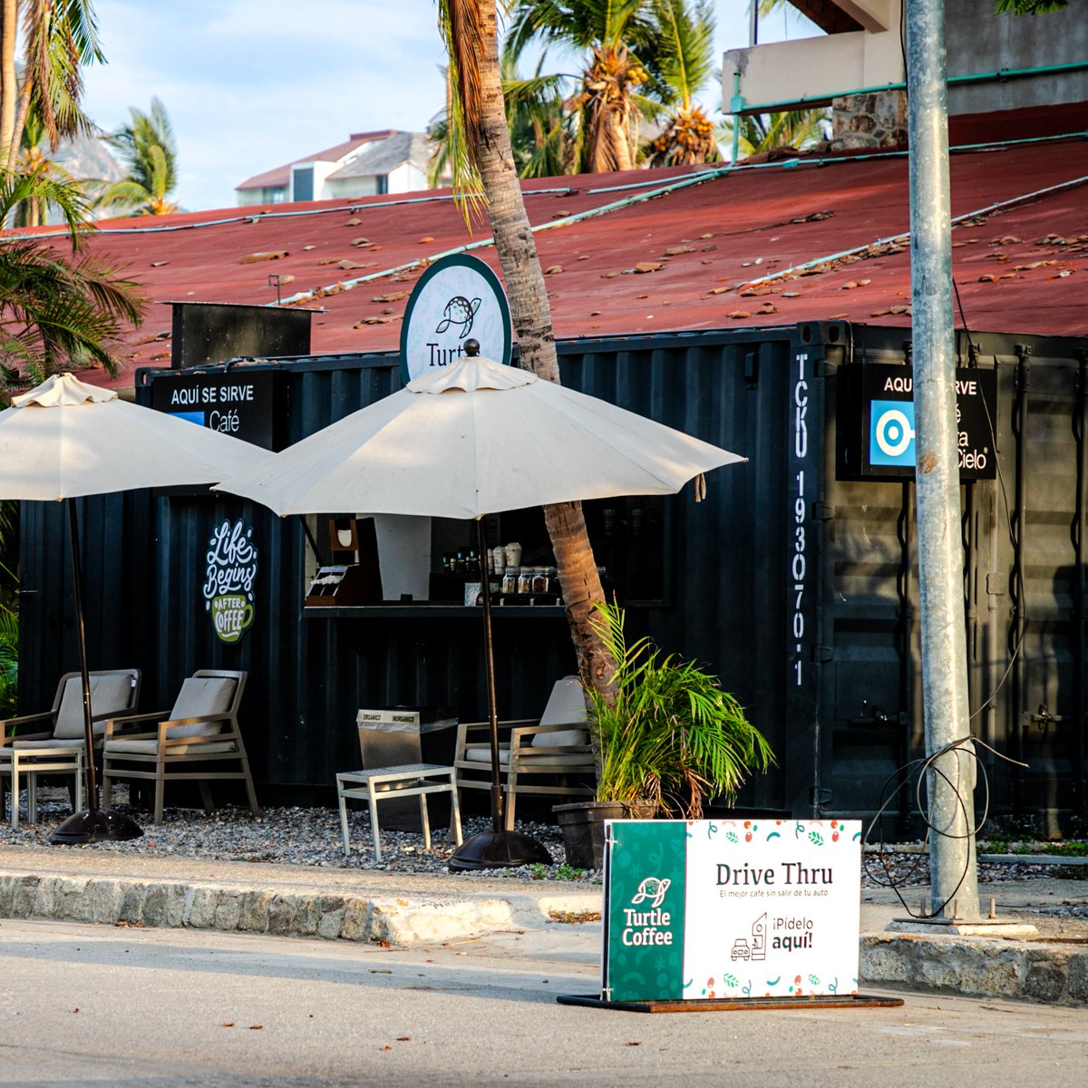 ¿Ya conoces Turtle Coffee en Costera de las Palmas? 🐢☕️

Café Punta del Cielo, Drive Thru, todos los días. 🚗

#coffee #RivieraDiamanteAcapulco #TurtleDunesCountryClub #golf #golflife #acapulco