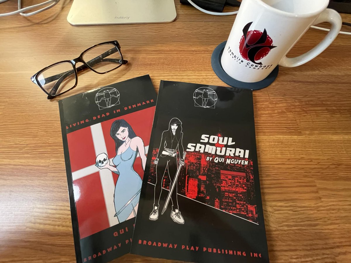 qui_writes's tweet image. Before #SheKillsMonsters and #Vietgone, #SoulSamurai and #LivingDeadinDenmark were the plays that defined me. Thru the years I’ve made numerous changes on them. Now for the 1st time, Broadway Play Publishing is releasing the updated shows to the public: tinyurl.com/5zmvbhha