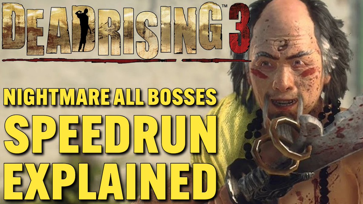 Ecdycis's tweet photo. Dead Rising 3 All bosses Nightmare New Game has been a category that I could almost never get a fully commentated run of... until now.

Every boss on the hardest difficulty,
a 3 Hour Explained Speedrun:
https://t.co/ODL6gXP9nW https://t.co/5vIqFDY1C6