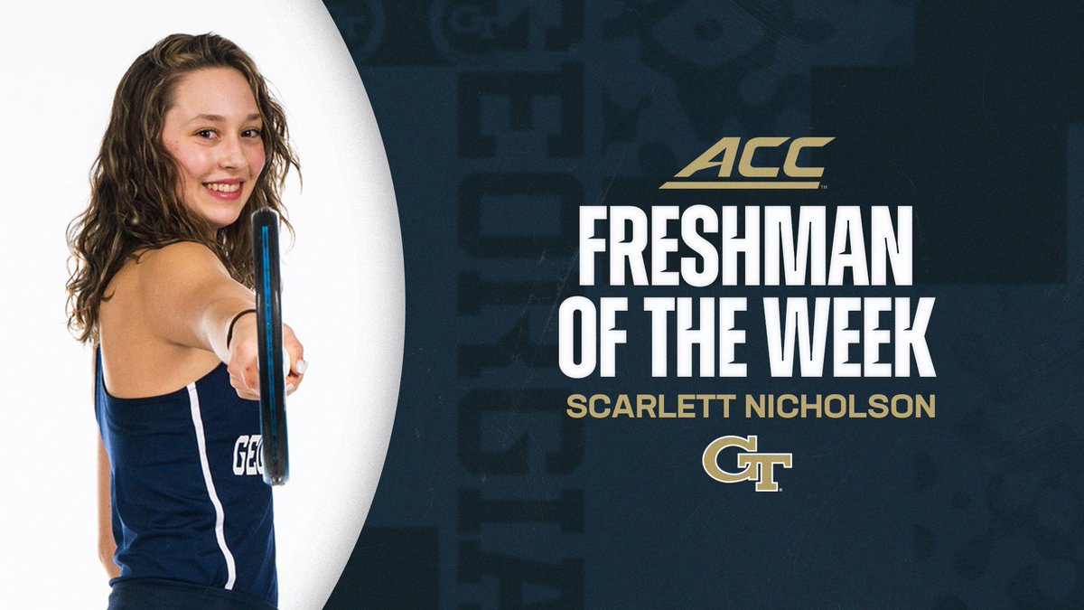GT_WTEN's tweet photo. 🏆𝒜𝒞𝒞 𝐹𝑅𝐸𝒮𝐻𝑀𝒜𝒩 𝒪𝐹 𝒯𝐻𝐸 𝒲𝐸𝐸𝒦🏆

Congrats, Scarlett! #StingEm 

🔗: https://t.co/gG8qeTBgk1 https://t.co/7FpJfvdfQQ