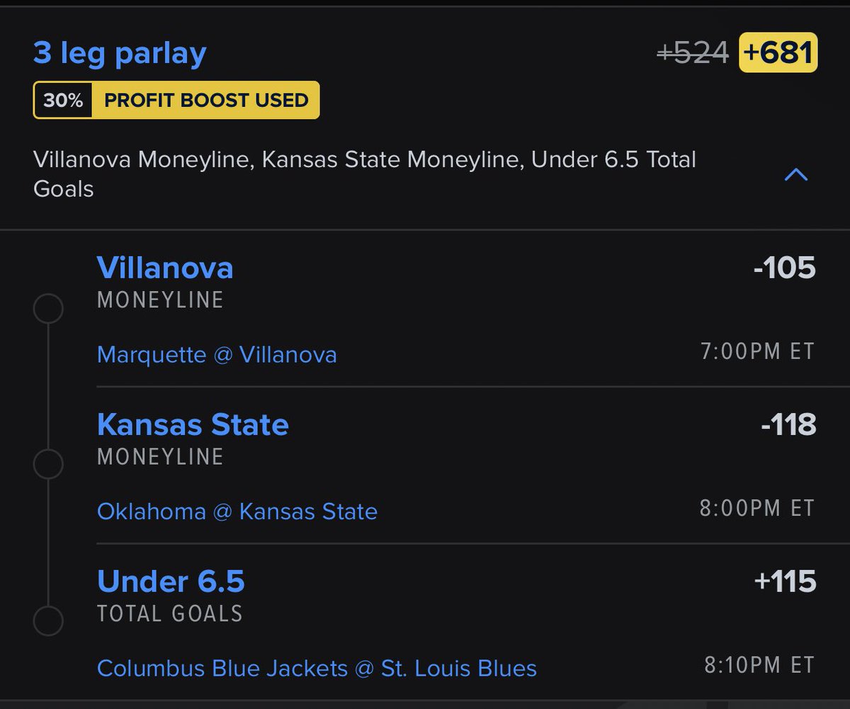 SavageGotLocks's tweet photo. Parlay of the day!
#FreePicks #FreeBet #NHLPicks #CBBPicks #GamblingX https://t.co/Tkh8ivuOwC