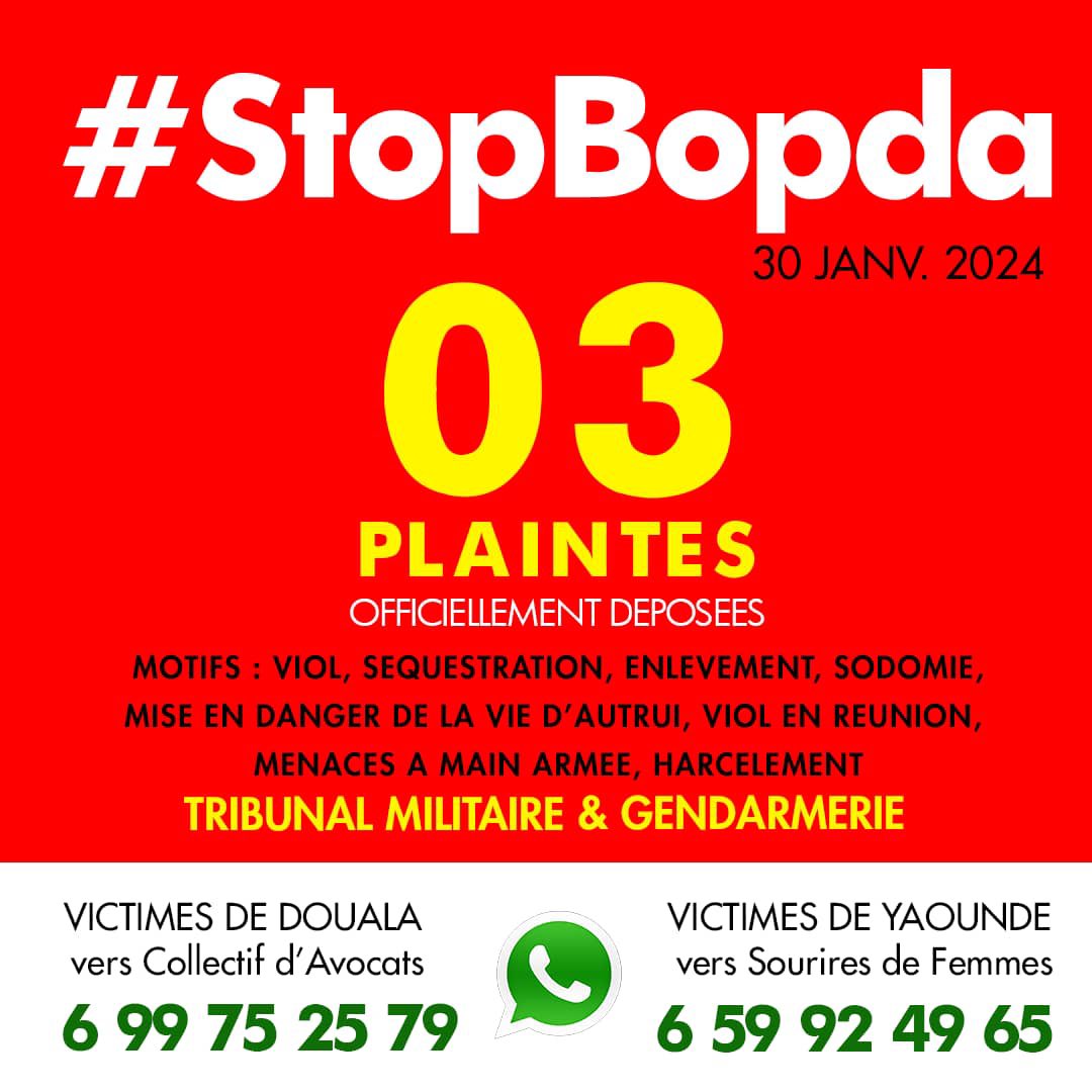 Ledawa's tweet photo. Brisez le silence ! Rejoignez le mouvement 

#StopBopda https://t.co/KHWPOBQ4ws