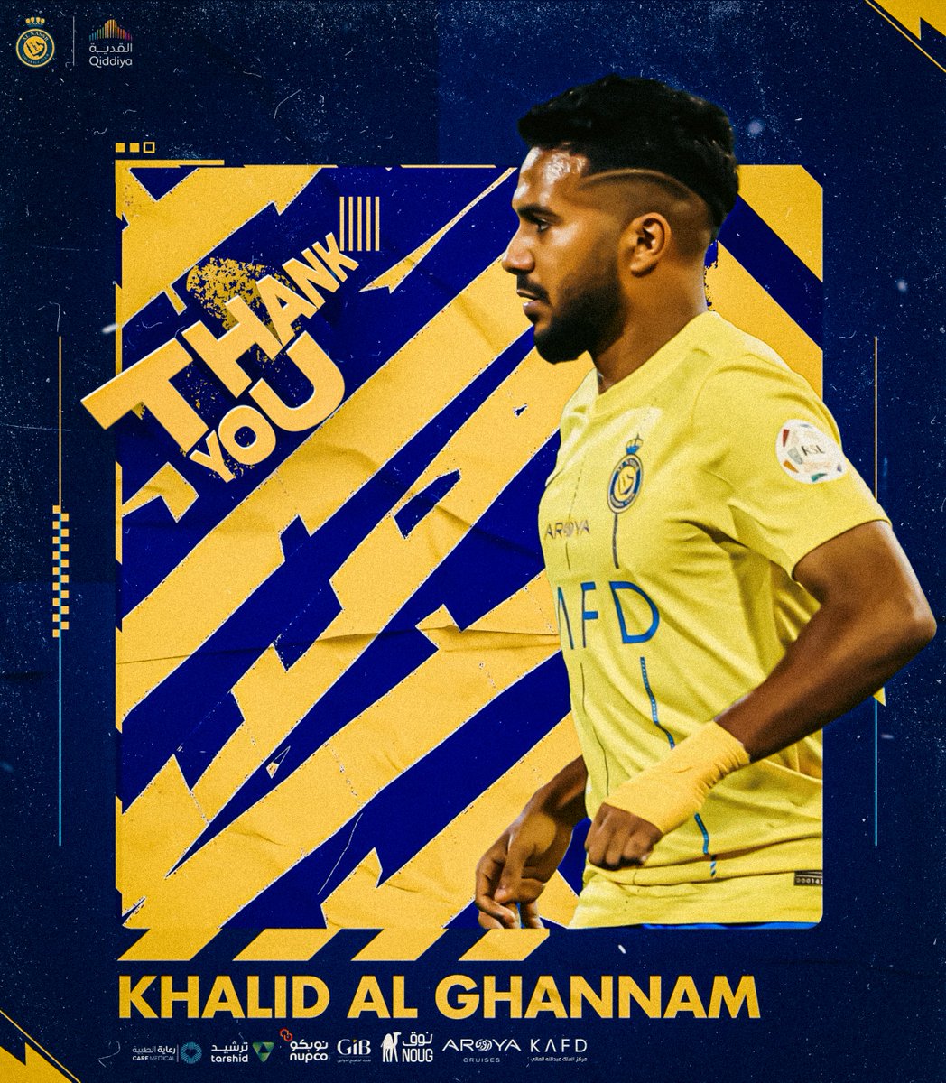 AlNassrFC's tweet photo. وافقت إدارة نادي #النصر على إعارة اللاعبين عبدالله مادو و سيكو فوفانا لنادي الاتفاق حتى نهاية الموسم .
كما وافقت على بيع عقد اللاعب خالد الغنام لنادي الاتفاق .

مقدمين لهم الشكر الجزيل على ما قدموه مع ناديهم #النصر 💛
ومتمنين لهم التوفيق 🙏 https://t.co/CwDFJhPpBV