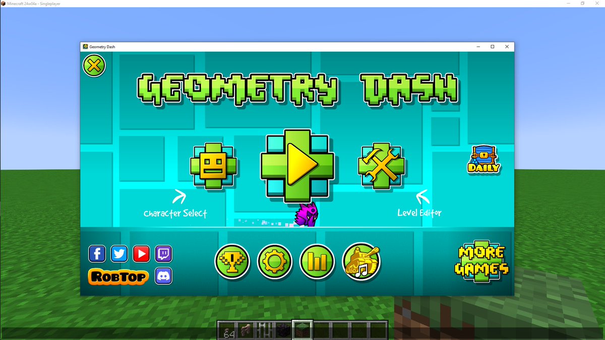 Quitting Minecraft. Becoming Geometry Dash creator.