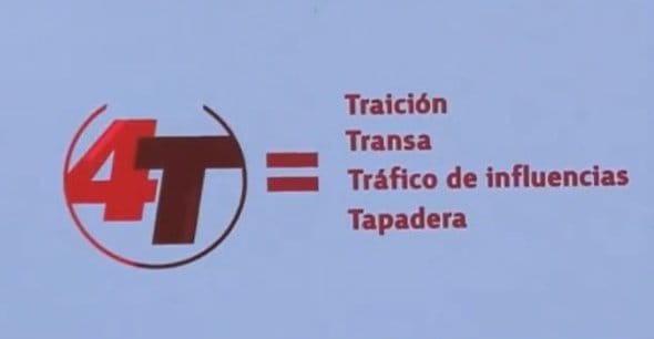 La falsa cuarta transformación de @lopezobrador_ es:

•Traición
•Transa
•Tráfico de influencias
•Tapadera

#MéxicoMereceMás