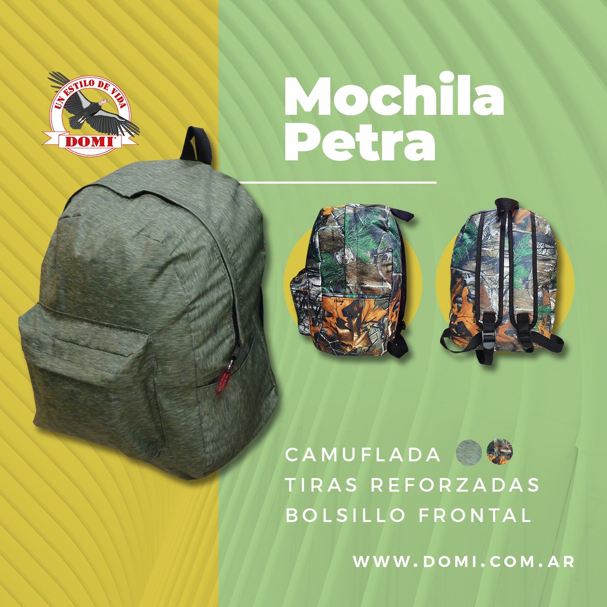 DOMI3862's tweet photo. ¡Explora la aventura con nuestras mochilas Petra! 🌿🎒
Una compañera resistente y versátil para todas tus actividades diarias. Con un amplio compartimento para llevar todo lo que necesitas sin problemas.
La elección perfecta para aquellos que buscan comodidad y estilo. https://t.co/KQ99NksuqD