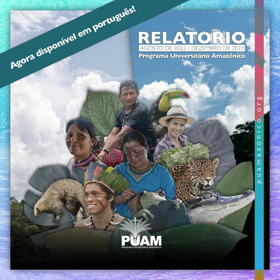 Agora disponível em português! Confira aqui o Primeiro Relatório do Programa Universitário Amazônico (#PUAM). Para saber mais sobre nosso o trabalho e os desafios na Amazônia. Leia aquí: bit.ly/4810egi / Faça o download aqui: bit.ly/48TjA8u.